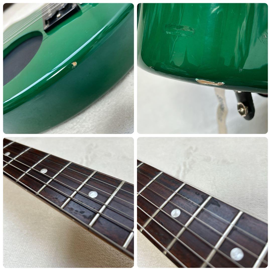FERNANDES ZO-3 グリーン フェルナンデス アンプ内蔵ミニギター