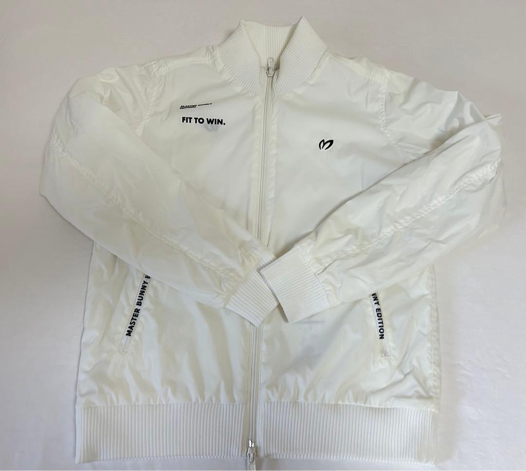 白ジップアップ リバーシブルジャケット