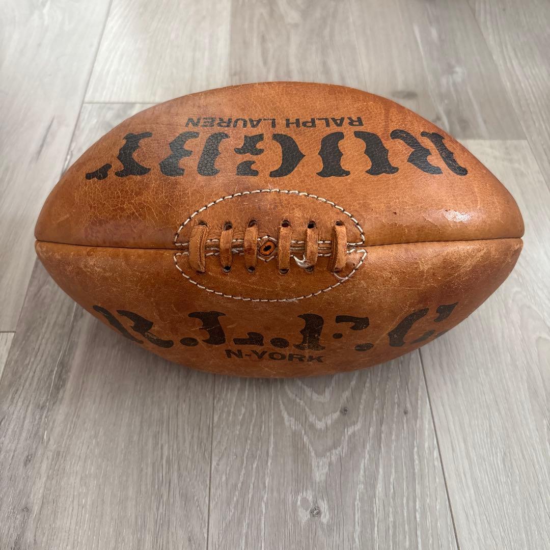 ラルフローレンラグビー　R.L.F. N-YORK ラグビーボール 323 レア
