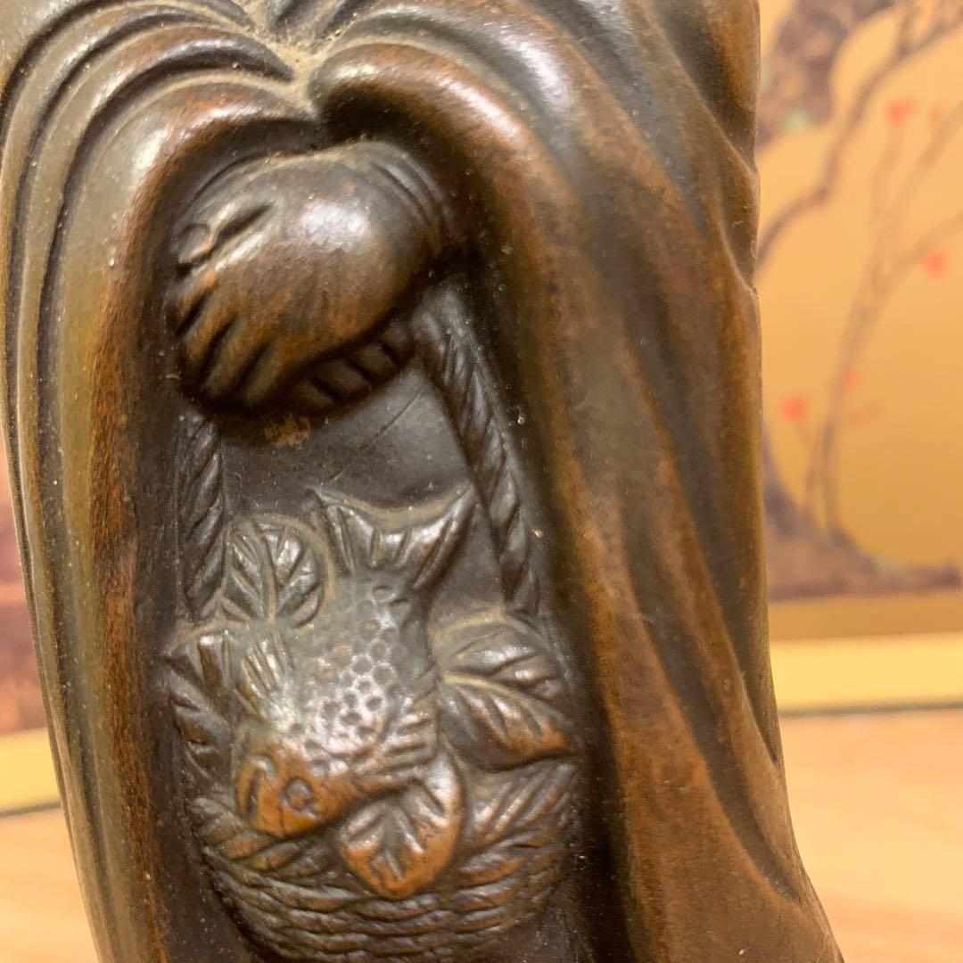 アンティーク　観音様　守護仏 縁起置物  1体