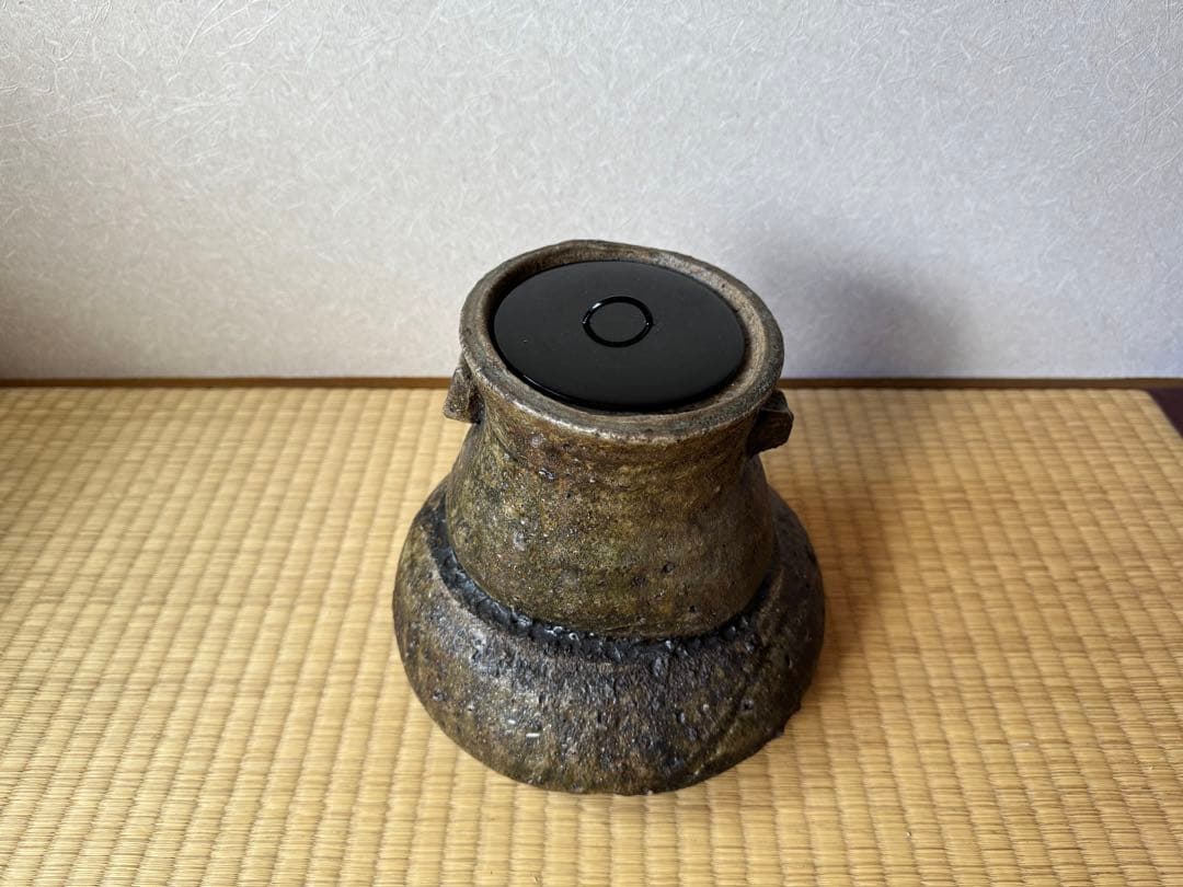 大名品　古伊賀　破袋水指　桃山〜江戸初期