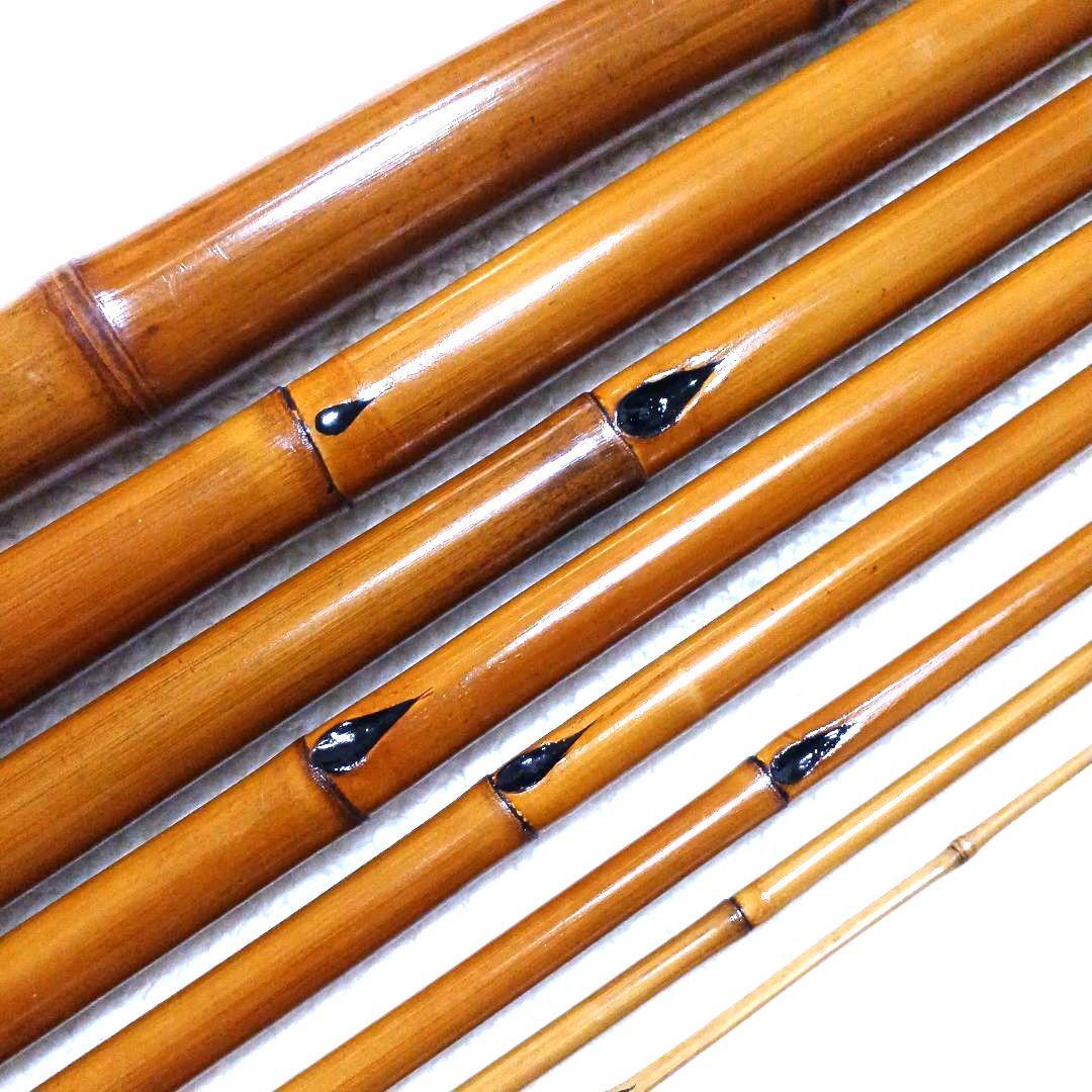 良品 竿よし作 ヤマメ竿 5.3m 渓流竿 万能竿 鮎竿 タナゴ竿 和竿 竹竿
