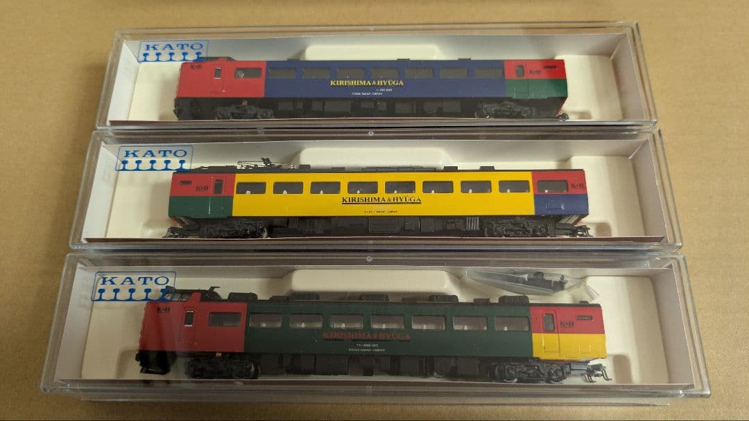 10-913 kato 485系 (きりしま・ひゅうが) タイプ 3両セット