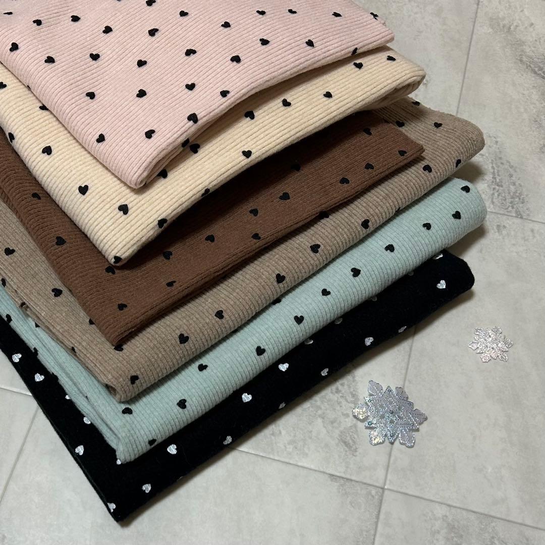 犬服ハンドメイド　起毛リブ　バックオープントップス