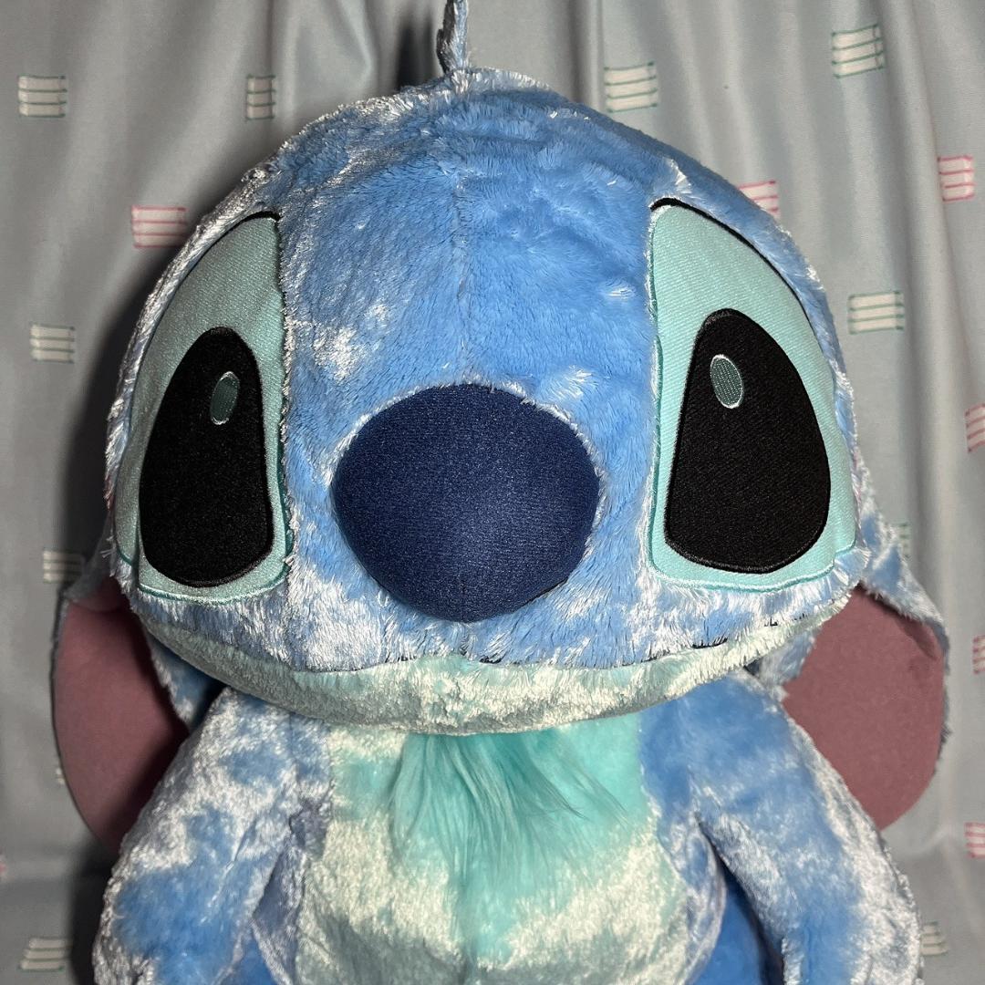 ラスト1【スティッチ】FukuFuku 超超BIG・ Lぬいぐるみ・スクランプ