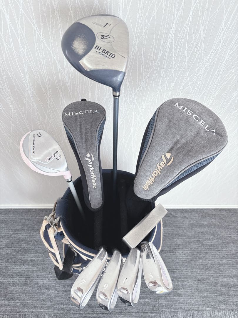 ダンロップ/イグニオ メーカー混合 初心者 レディース ゴルフ クラブセット