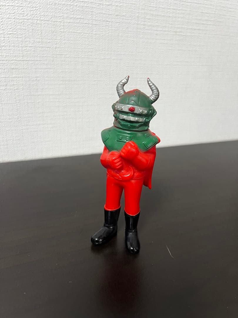 アクマイザー3 怪人鉄面鬼　昭和ビンテージ　1970年　ブルマックフィギュア
