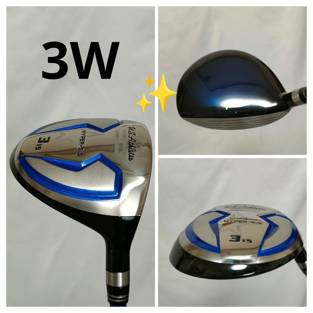 良品　US ATHLETES　メンズゴルフフルセット　買い足し不要　即ラウンド