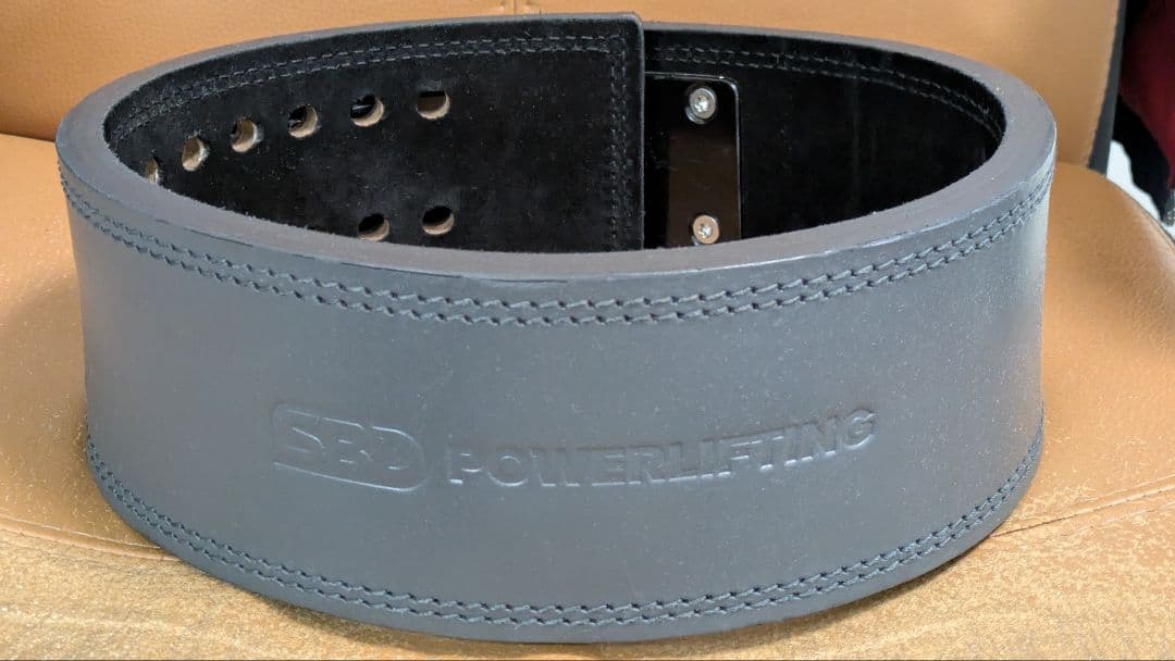 【SBD】Forge パワーリフティングベルト13mmグレー Mサイズ