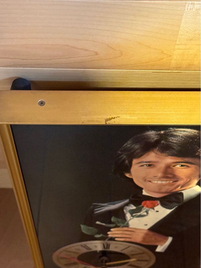 ロッテ　お口の恋人　草刈正雄　パネル時計　レトロ