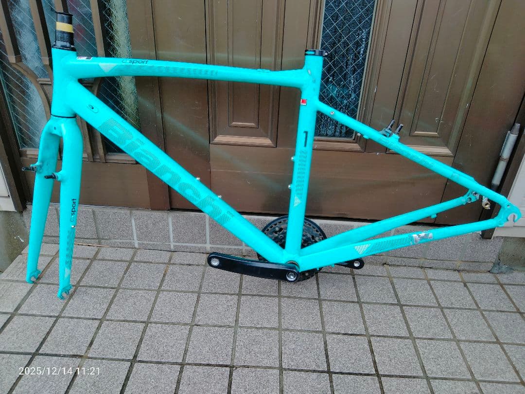 BIANCHI C Sport1 クロスバイク フレームのみ グリーン