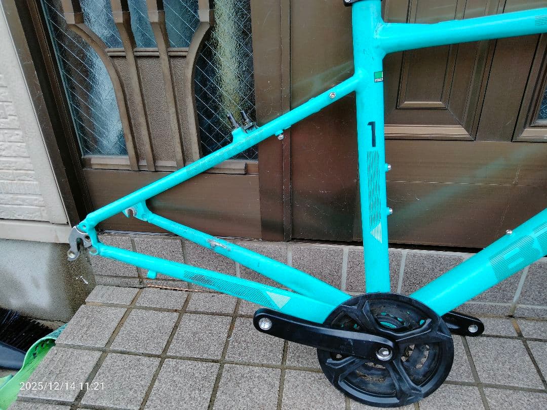 BIANCHI C Sport1 クロスバイク フレームのみ グリーン