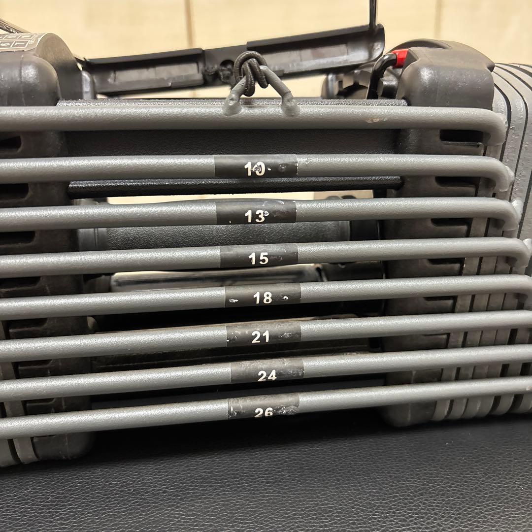 可変式ダンベル 26kg トレーニングベンチセット　HALU