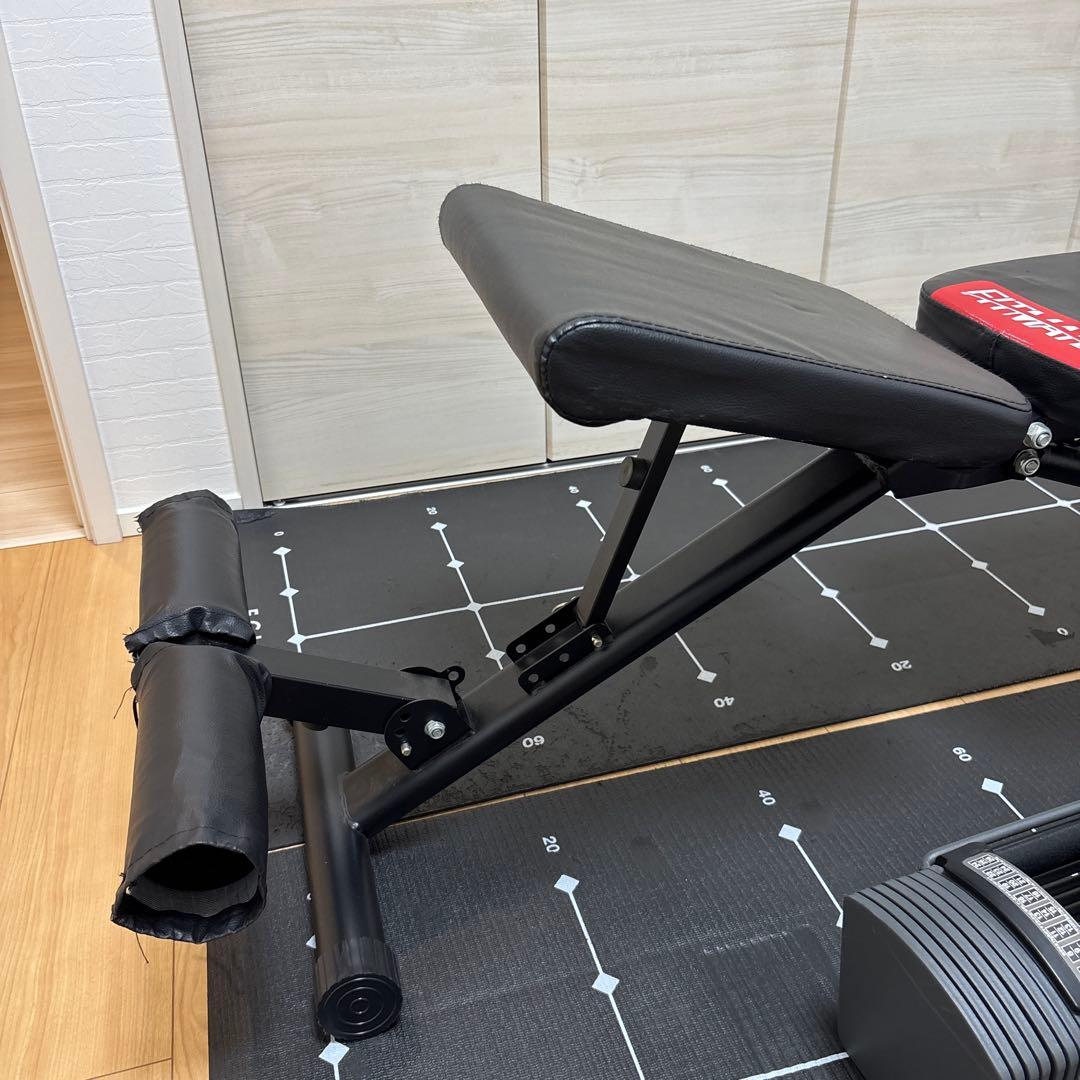 可変式ダンベル 26kg トレーニングベンチセット　HALU