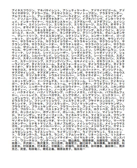 競馬1996年サラブレッドカード　約668枚