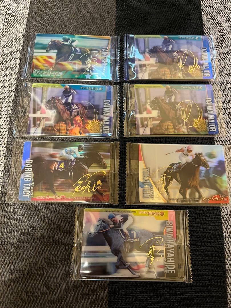 サラブレッドホースコレクション 第2R 金色箔押しサイン入り 40枚セット