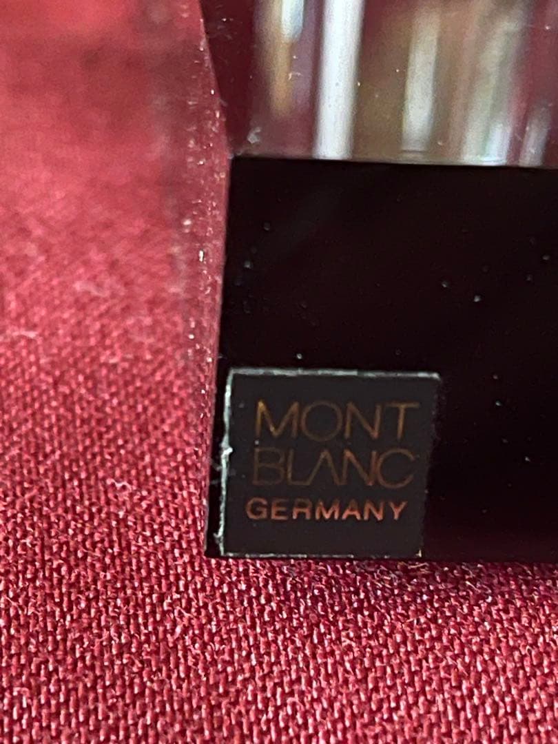 モンブラン　クリスタル　インクウェル　インク瓶