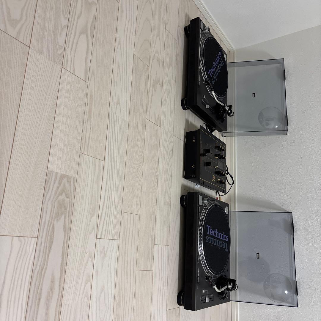 Technics SL-1200 ターンテーブル 2台セット、ミキサー