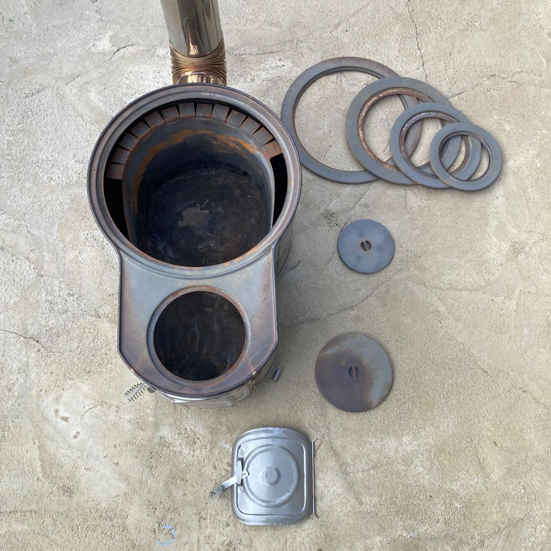 時計型 薪ストーブ セット