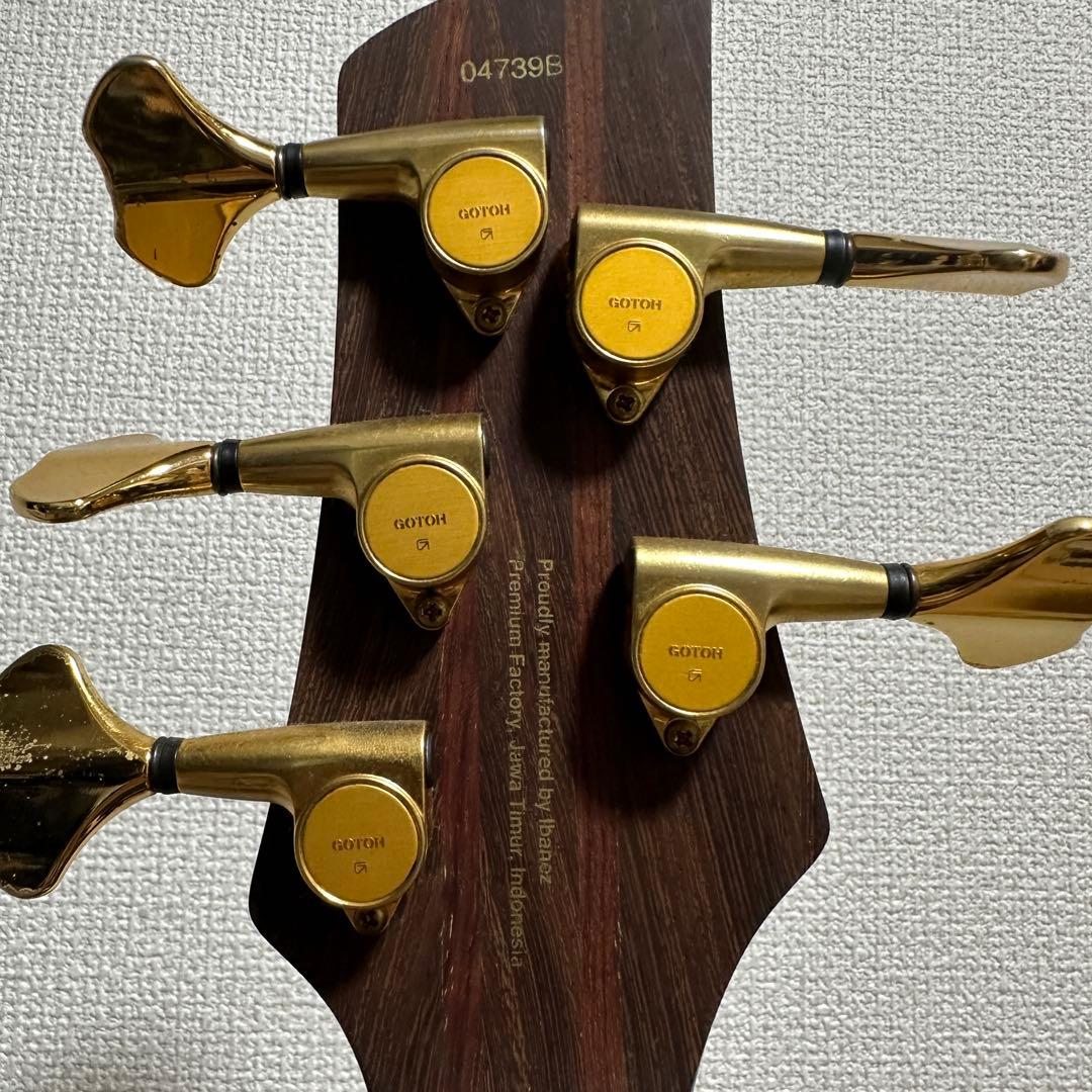 動作品✨Ibanez SDGR SR1205　エレキベース　５弦　ブラウン　茶色