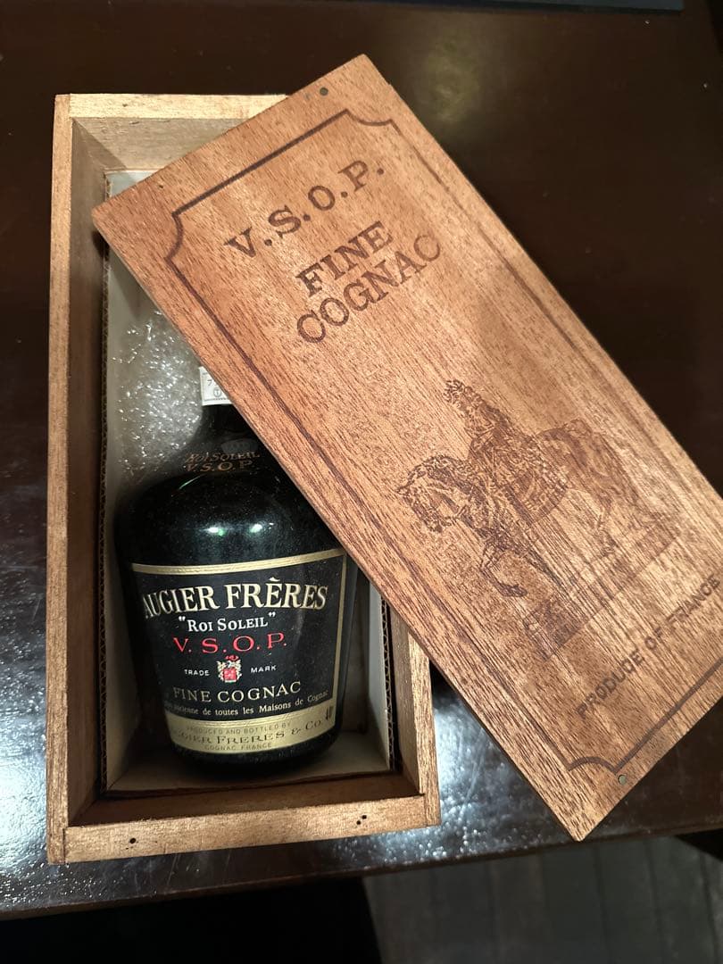 V.S.O.P FINE COGNAC 2個セット木箱　未開栓