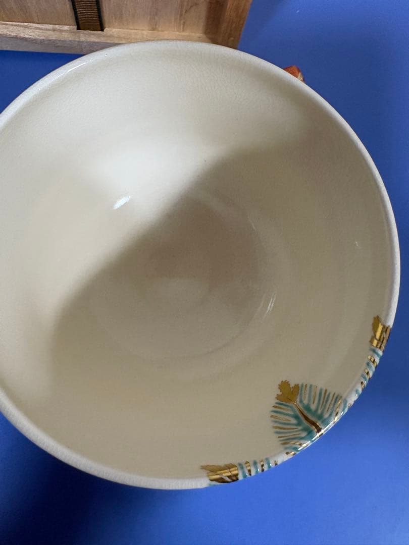 抹茶茶碗　京作家名鑑　あかね窯　岡田華渓 作　新年最終価格です。