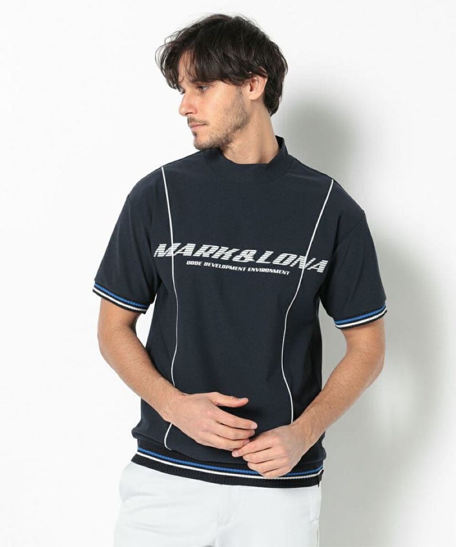 新品 ★2025最新 MARK&LONA モックネック シャツ マーク&ロナ