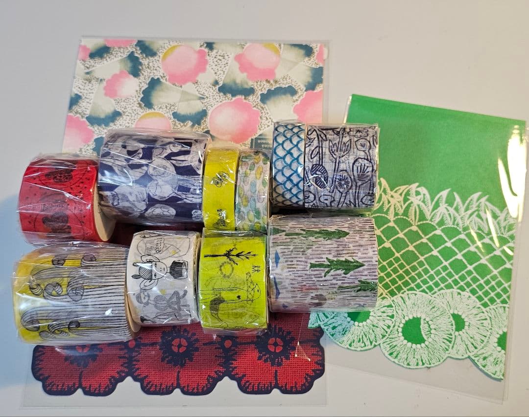 ミナペルホネン　マスキングテープ　ハガキ　新作　レア　13点セット