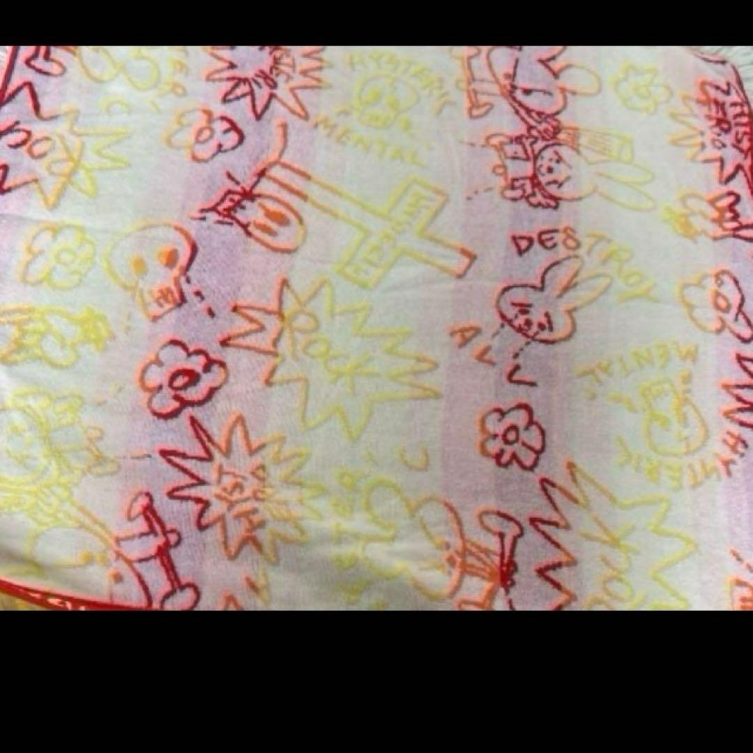 新品未使用　ヒステリックミニ　ラクガキ　うさぎ　バスタオル　匿名追跡便送料無料