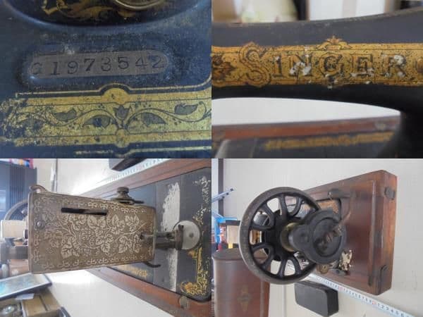 AKa6705　シンガー　ＳＩＮＧＥＲ　ミシン　木製ケース