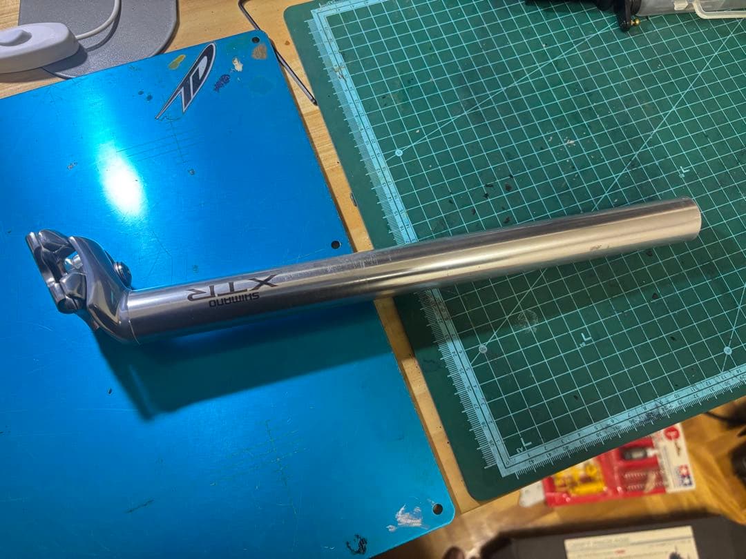 希少廃盤品Shimano　XTR アルミ シートポスト