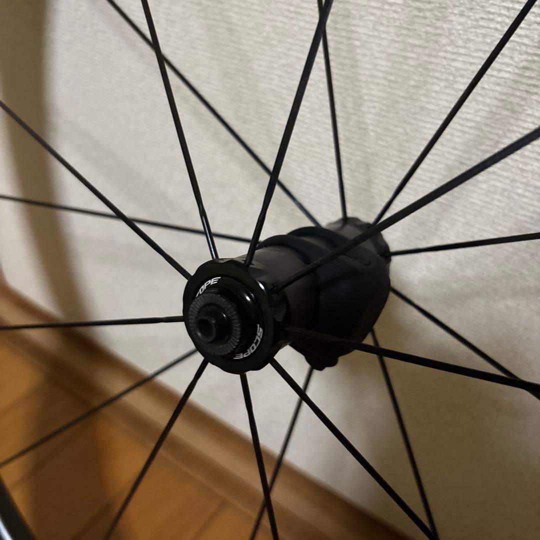 Nanaさん専用 scope r4c カーボンホイール ブラック 前後セット