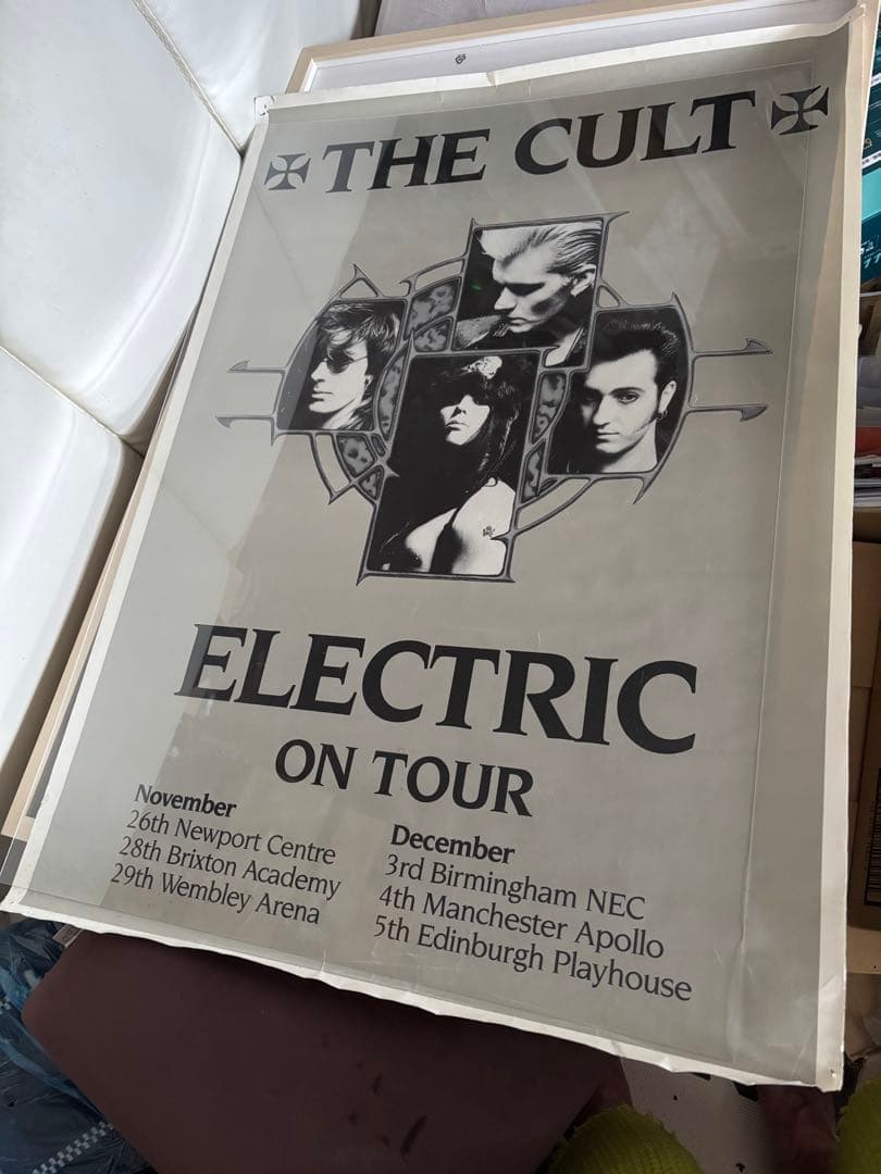 レア　THE CULT ELECTRIC ON TOUR ポスター　ザ　カルト
