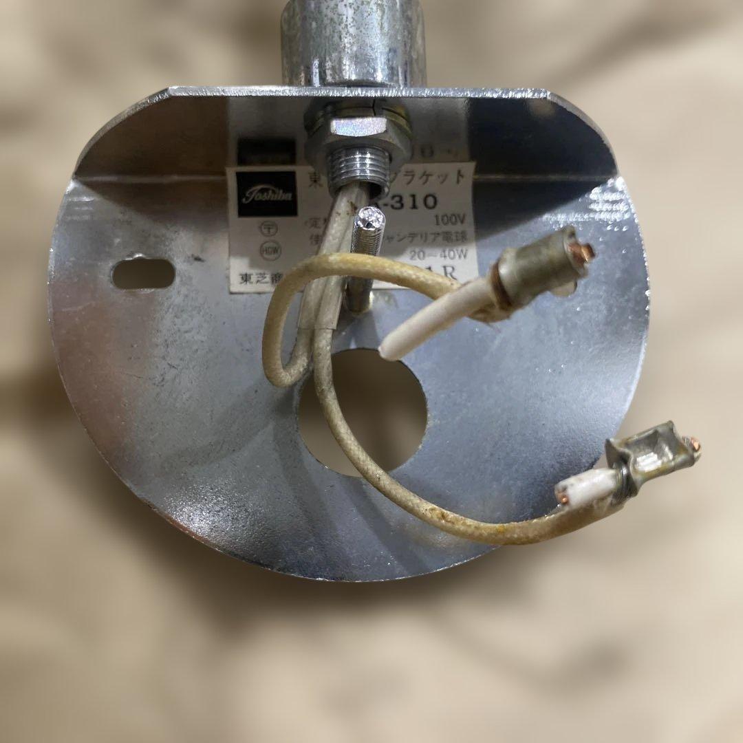 70s 和ヴィンテージ　昭和レトロ　ミッドセンチュリー　ガラス照明　壁付けライト