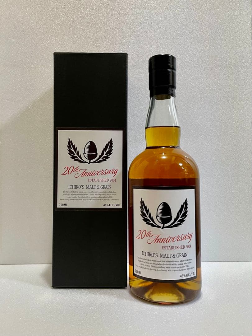【未開栓】 イチローズ・モルト＆グレーン 20周年 アニバーサリー