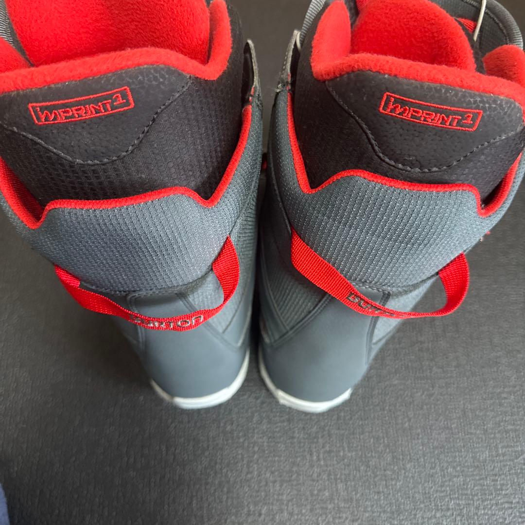 バートン⭐︎ HIGHLINE スノーボードブーツ グレー/レッド