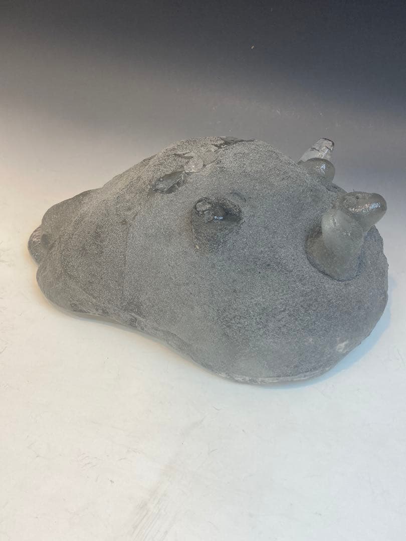 鯉江良二 作 「MASK」ガラス作品 共箱 希少作品 キズあり