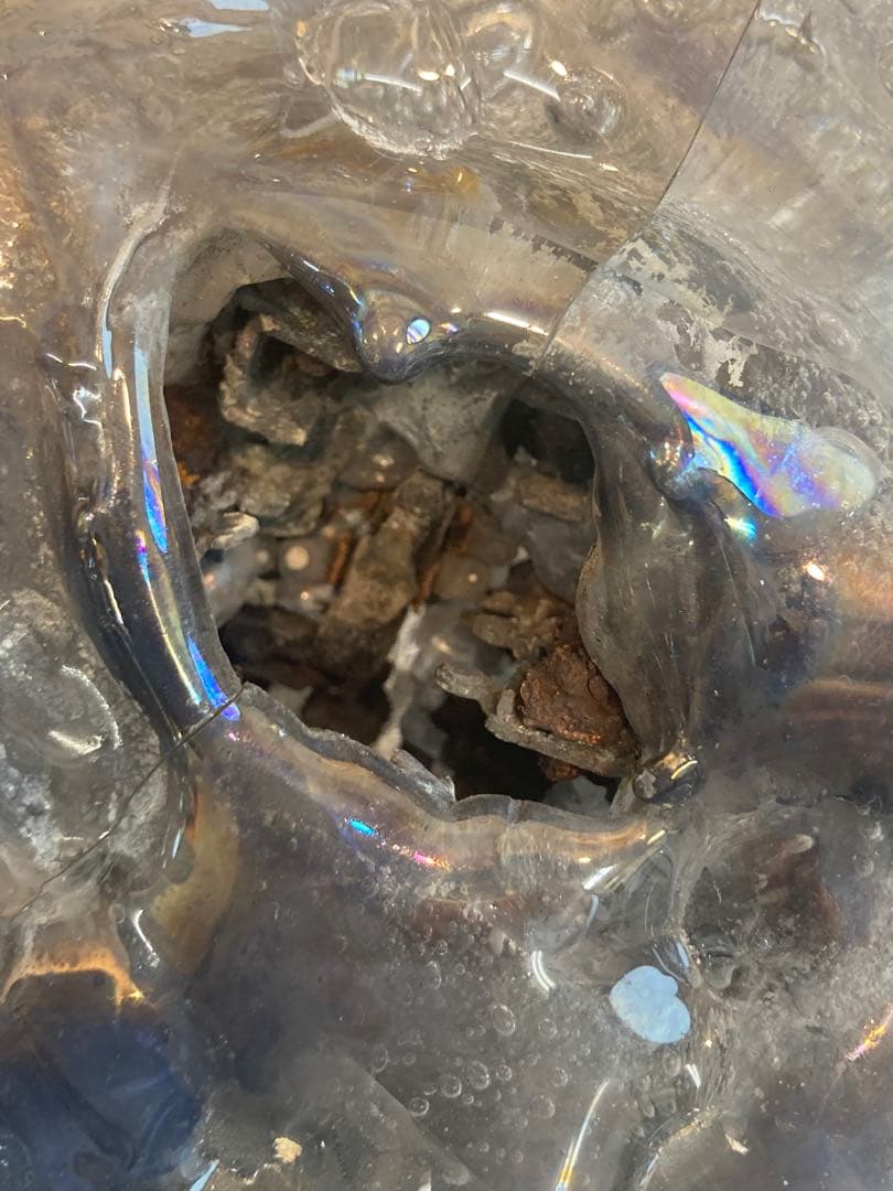 鯉江良二 作 「MASK」ガラス作品 共箱 希少作品 キズあり