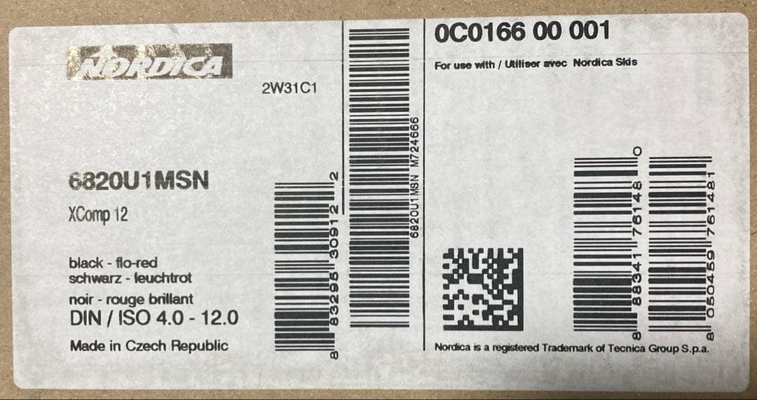 22/23 新品スキービンディング マーカー XComp12 ISO4-12