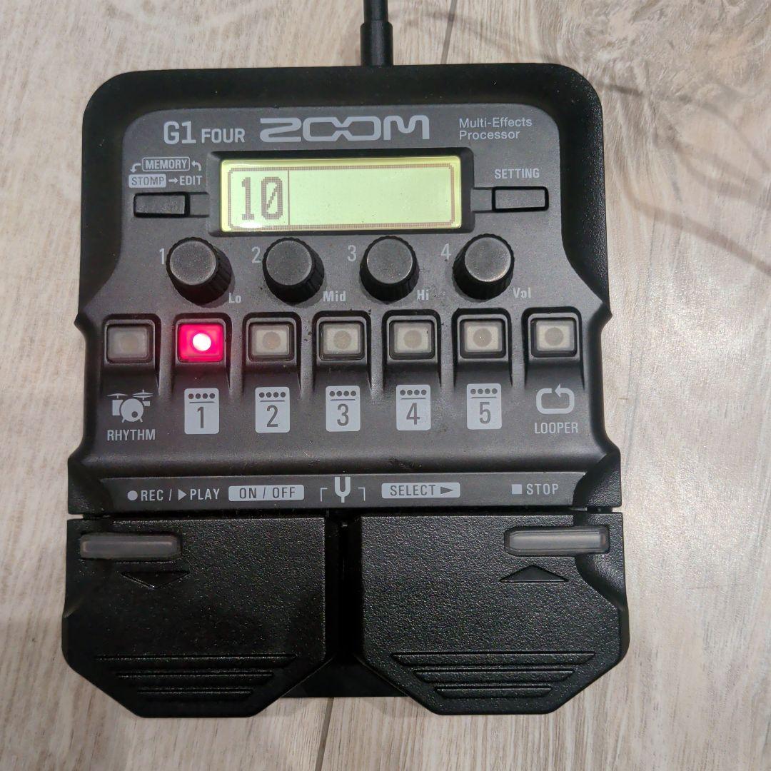 ZOOM G1four マルチエフェクター+ACアダプター付