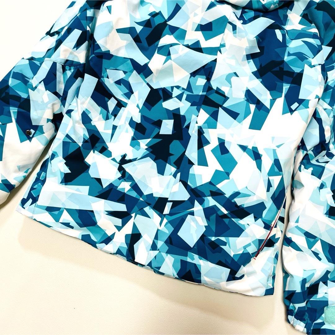 6643 デサント　ジャケット　スキーウェア　S.I.O 中綿入り　総柄