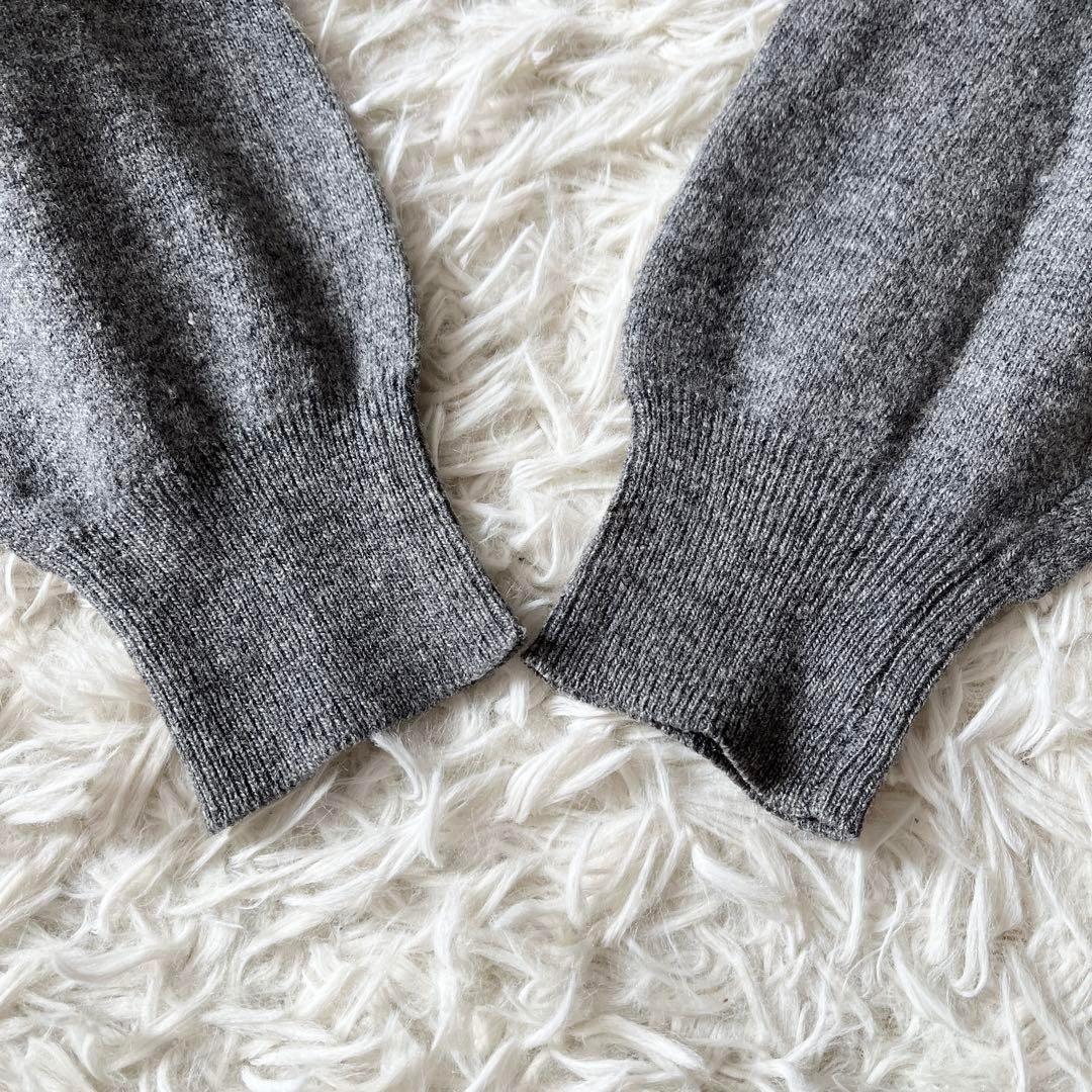 Christian Dior ディオール グレー クルーネックセーター　長袖