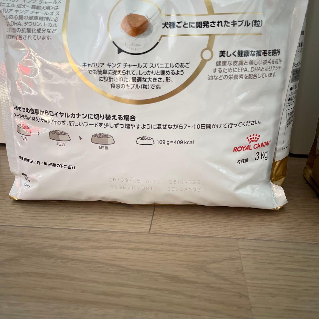  CANIN キャバリア キング チャールズ スパニエル 3kg 2袋