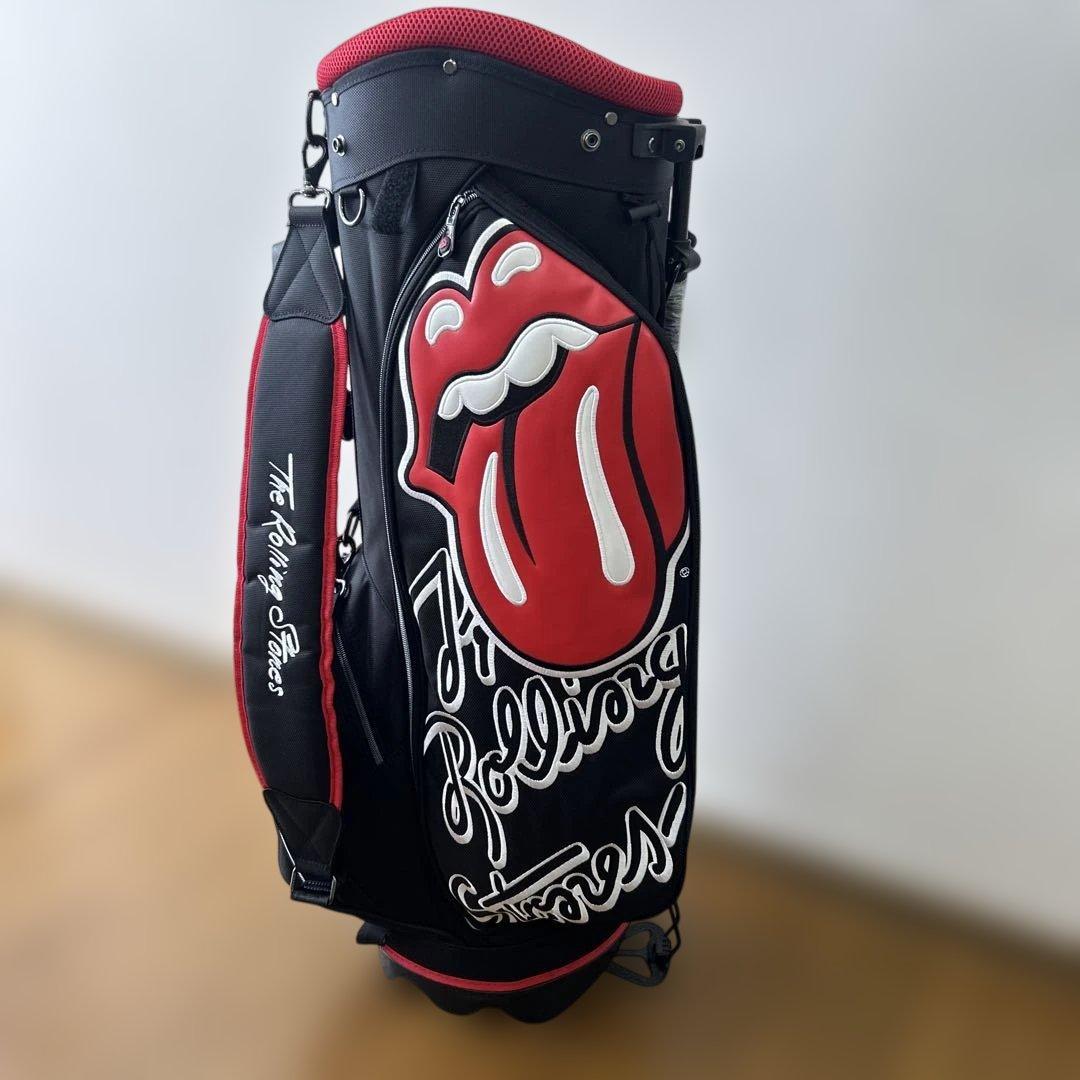 The Rolling Stones キャディバッグ 黒/赤
