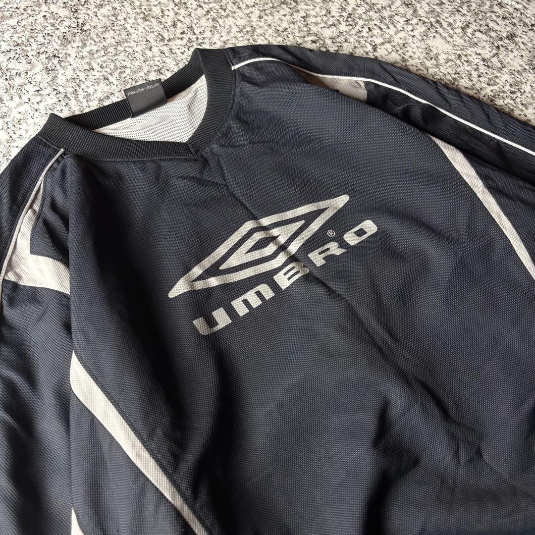 【グッドレギュラー】UMBRO ビッグロゴ　ナイロンピステ メッシュ　ジャージ