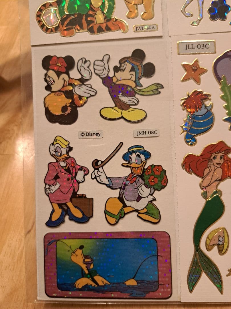 【超希少！】90s ヴィンテージ ディズニー シール 10シートセット 台湾限定