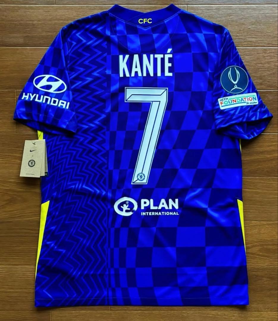 チェルシー　21/22 ホームユニフォーム　カンテ　UEFAスーパーカップ