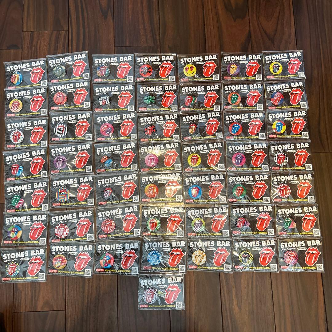 ローリングストーンズバー　フライヤ　オープナー　缶バッジ　50種他　コンプリート