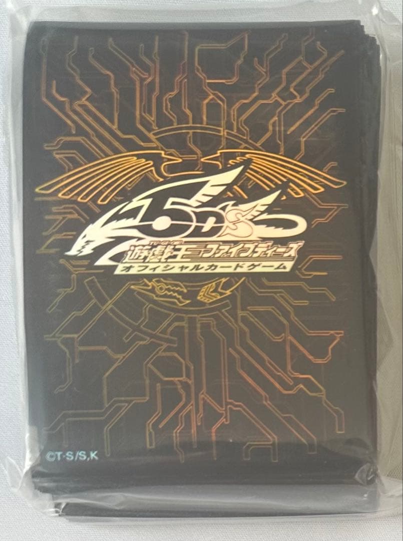 遊戯王OCG 竜の紋章　スリーブ　金　100枚未開封
