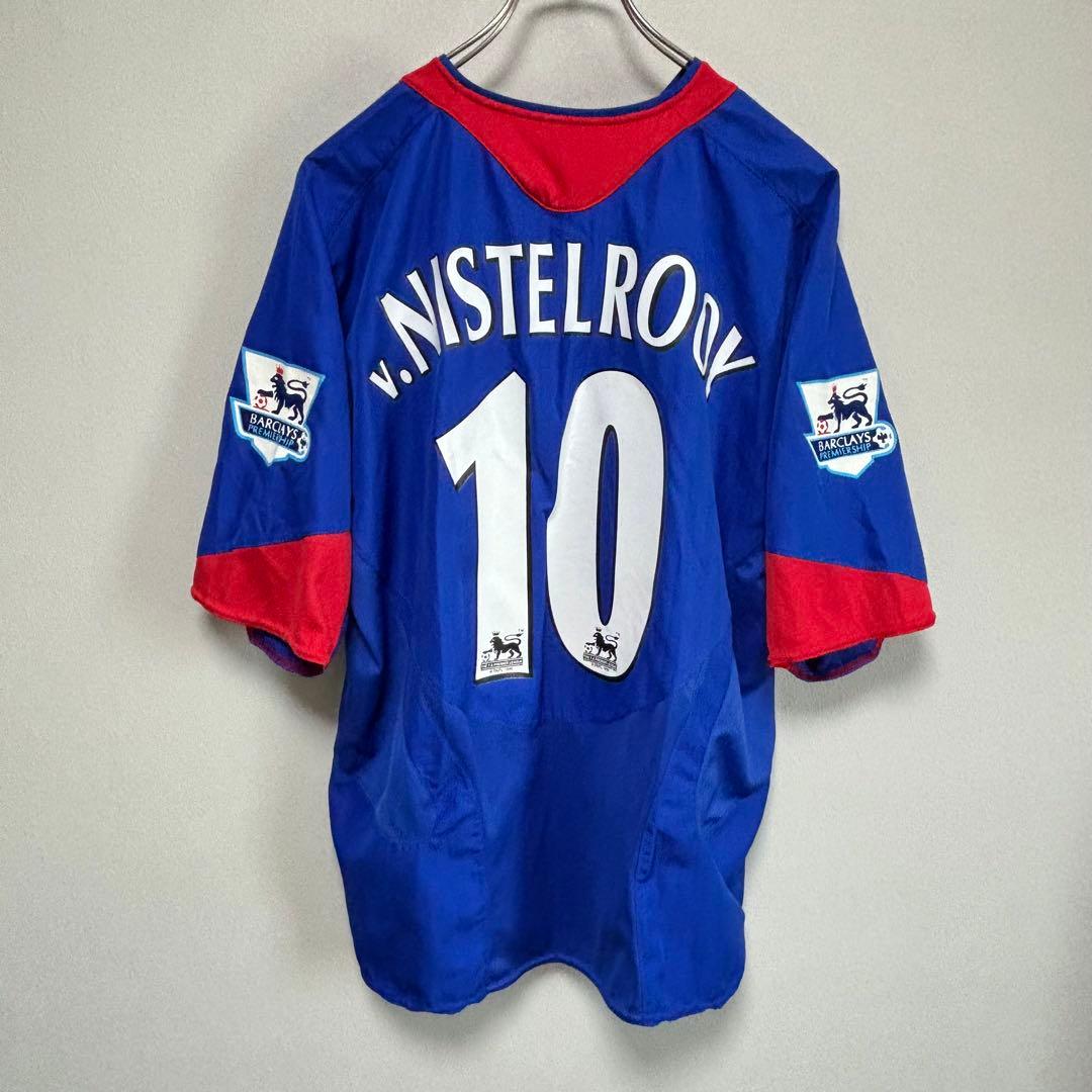 NIKE ナイキ マンチェスターユナイテッド ユニフォーム ニステルローイ 青M